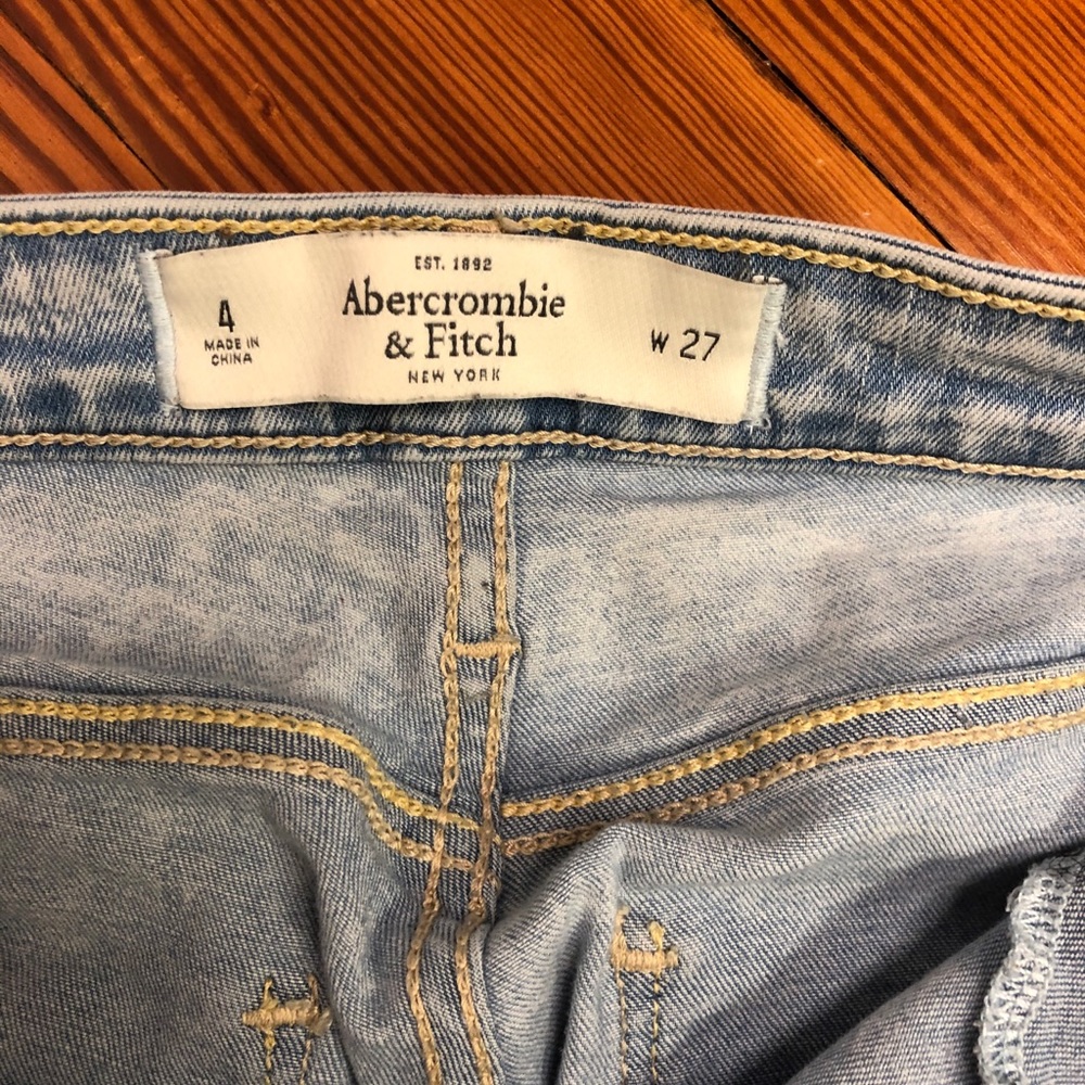 Abercrombie acid wash jeans